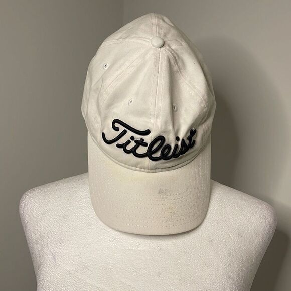 Titleist‎ Golf/Baseball Hat. Adjustable. Off White - Picture 1 of 6